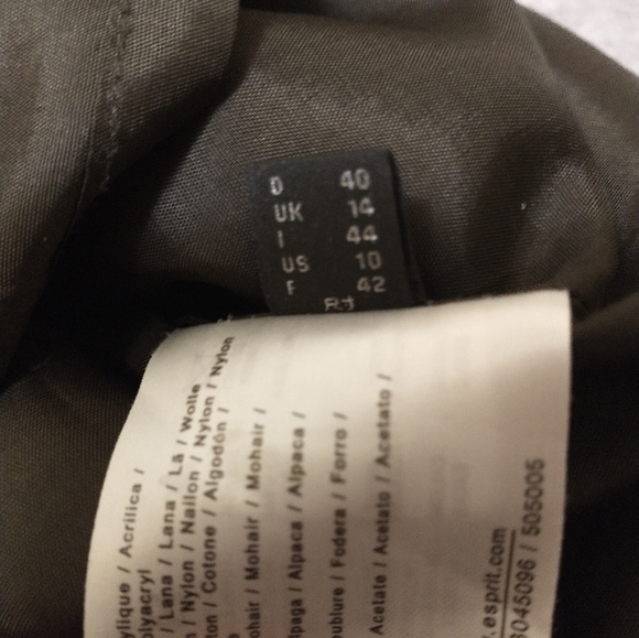ESPRIT COLLECTION WOOL BLEND MINI SKIRT - Picture 5 of 6